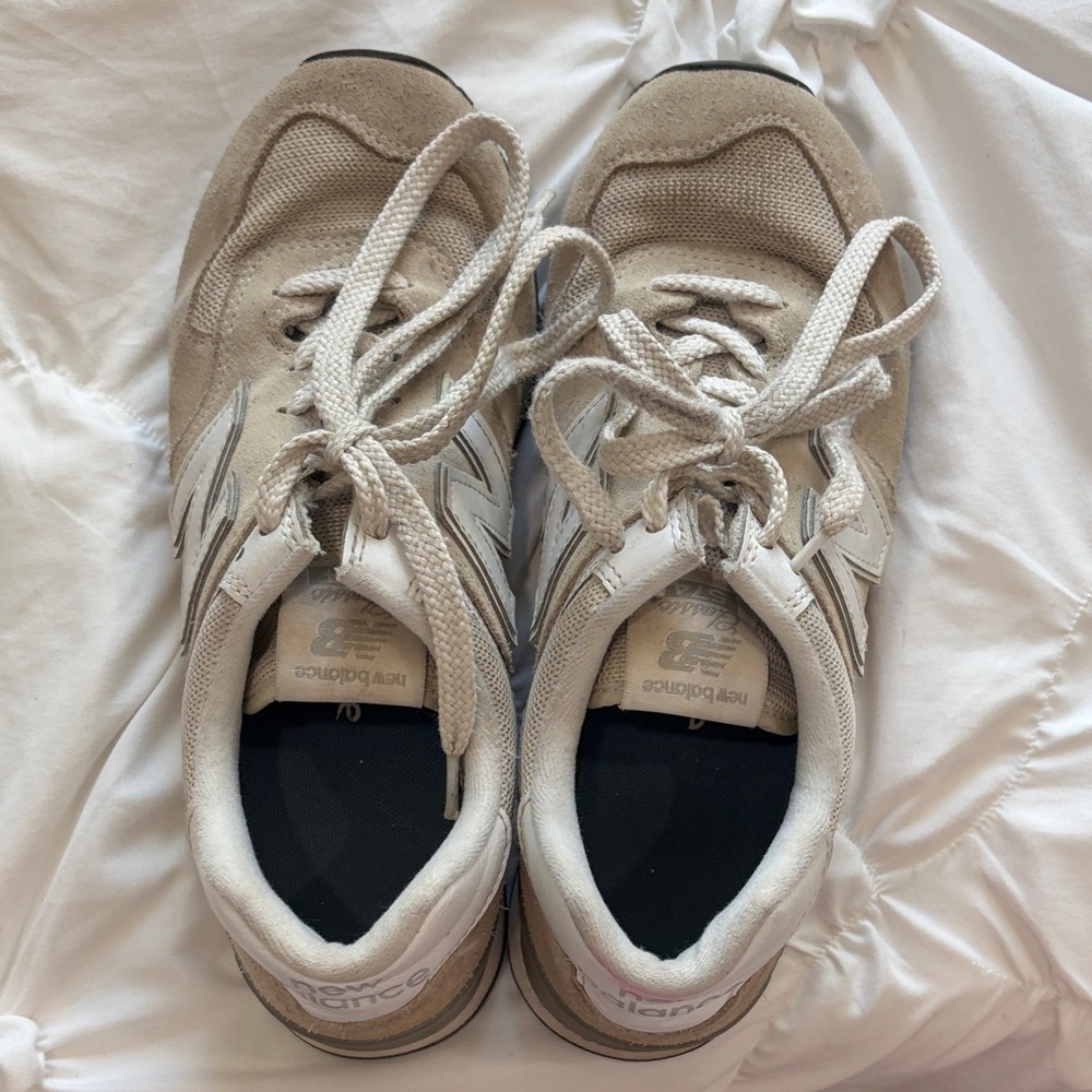 New Balance Cream Running Shoes